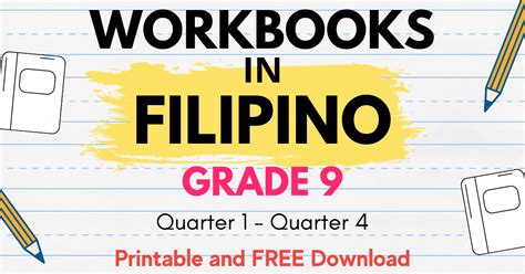 elibro grade 9|WORKBOOKS in FILIPINO (GRADE 9) Q1 to Q4 .